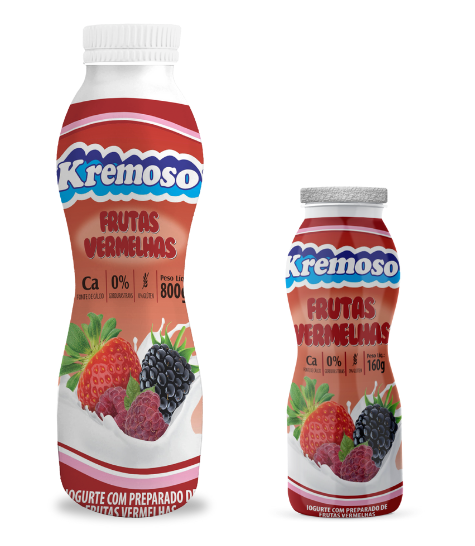 Iogurte Frutas Vermelhas Kremoso