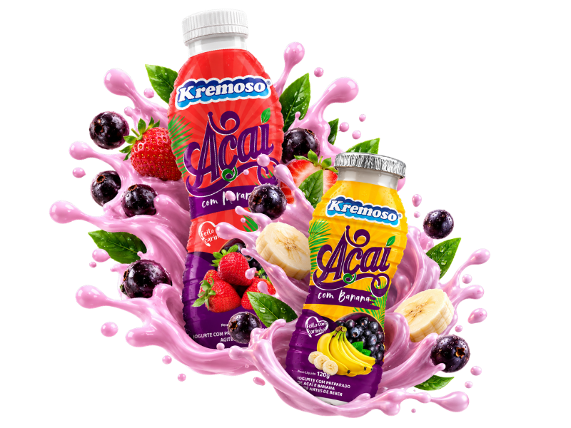 Iogurte com Açaí Kremoso